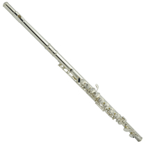 Long spin medium tone flute G tone silver plated bass long flute