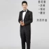 Tuxedo bốn mảnh nam ăn mặc phù hợp với nhạc trưởng ca sĩ chủ nhà trang phục biểu diễn sân khấu dịch vụ nam bộ vest nam thời trang Suit phù hợp