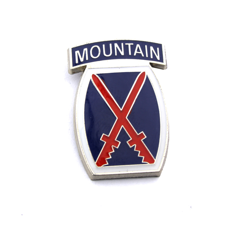 United States X 10 Mountain Division Chest Badge Badge Arm Badge Badge of Metal Badge Badge Mark identification Chapter