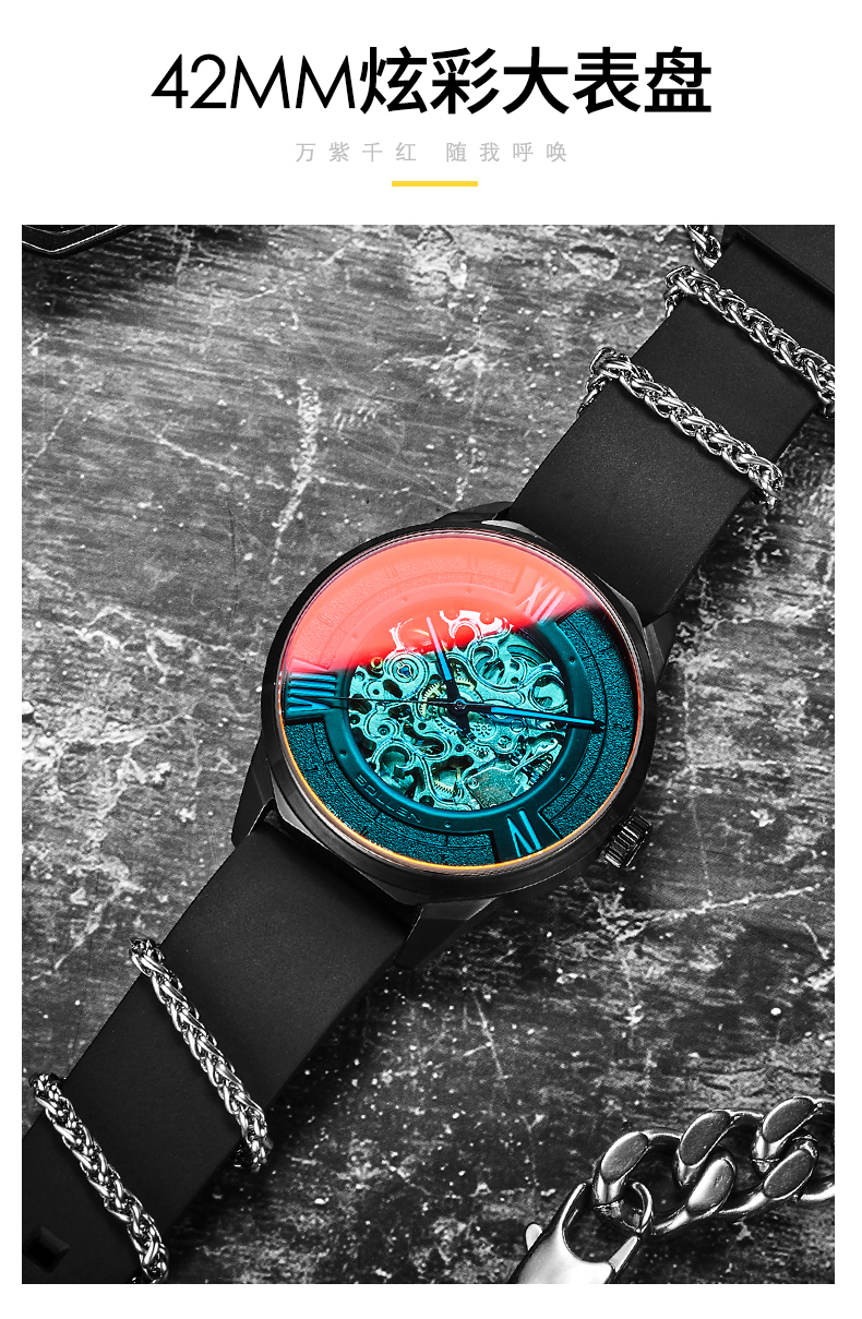 Bracelet montre pour homme SOLLEN   - Ref 3273789 Image 8