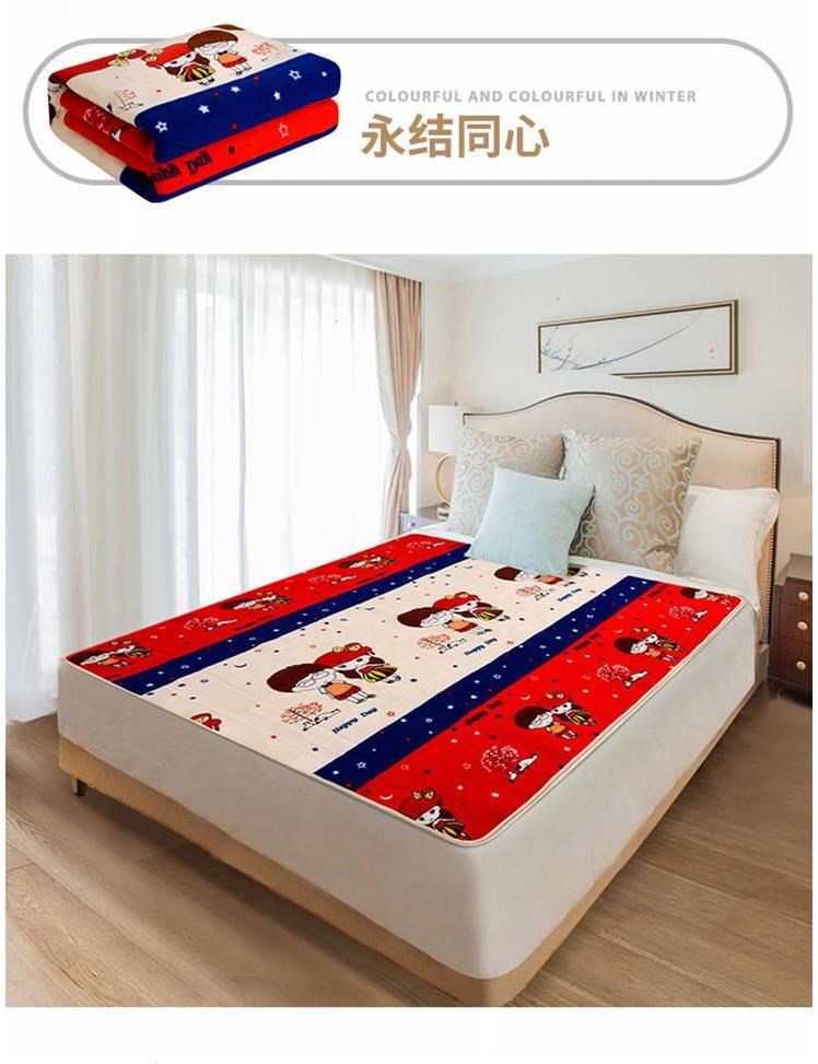 chăn điện đơn đôi kiểm soát kép điều chỉnh nhiệt tăng 1,8 m 2 không an toàn bức xạ thông minh timed ba giường điện - Chăn điện 2.374 ₫