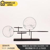 New Chinese creative acrylic Zen ornaments home living room study Crafts furnishings Hotel Villa decorations