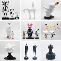 Creative Abstract Sculpture Pendulum with light and luxurious Nordic modern objects Art Decorative-like room Living room Soft in the room