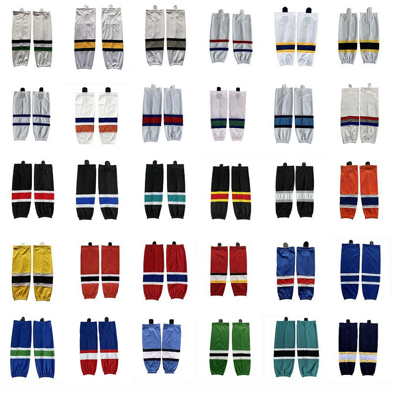 Ice Hockey Leg Socks, Hockey Leg Socks, Leg Sleeves, Ice Hockey Socks, Leg Socks, Polyester Material, Unisex