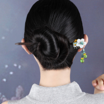 Retro hair Hairpin Hairpins National Wind Steps Ruby of the Ancient Wind Hairstyle Hairpin Fluke of the Soupan Hair Accessories Brief 100 Hitchhiking Accessories for the women