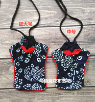 Wuzhen characteristic blue printed cloth mobile phone bag ethnic style to increase the hanging neck mobile phone case travel to send gifts to foreign friends