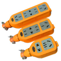 10A2500W plug plate mobile Socket socket wiring board floor drag wiring board 7 holes 9 holes 12 holes