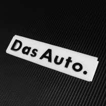 Volkswagen special car label Black DASAUTO logo rear decoration sticker personality stereo sticker