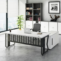  Guangzhou office furniture supervisor desk Boss desk Simple modern desk Company manager desk Large desk Single table