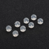 Силиконовые прозрачные пластиковые серьги, водонепроницаемый гипоаллергенный маленький нескользящий шнурок-держатель