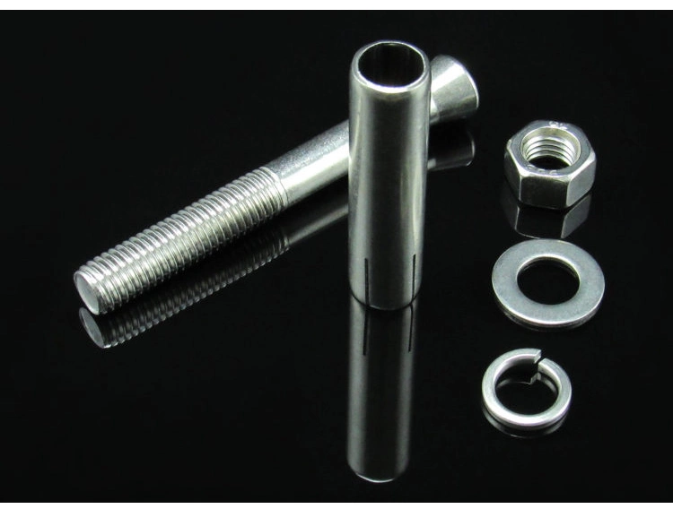 Thép không gỉ 304 ốc vít mở rộng ốc vít GB thiết bị điều hòa không khí dài cài đặt M6M8M10 ốc vít gỗ