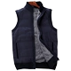 2017 mùa thu và mùa đông mới cộng với nhung ấm vest thanh niên thời trang vest đan thường đứng cổ áo không tay áo khoác nam áo vest nam công sở Dệt kim Vest