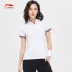 Li Ning áo sơ mi nam tay ngắn POLO áo sơ mi nam và nữ có cùng một đôi áo thể thao nửa tay áo thường ngày APLP005 - Áo polo thể thao