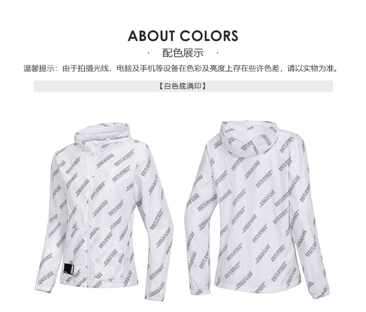 Áo gió thể thao Li Ning nữ 2019 xuân mới in thời trang áo khoác chống gió thời trang hoang dã AFDP014 - Áo gió thể thao áo măng to gió nam