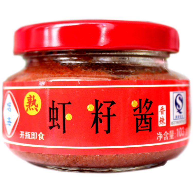 (10 bottles) Qingyang tobacco Shrimp Seed Sauce Shrimp sauce (savory flavor) sushi cuisine mixed with rice 103g