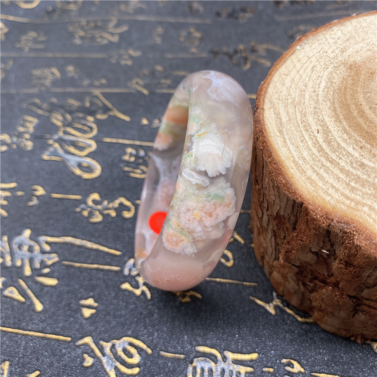 Big Noble Natural Fruit Peach Red Dragon Blood Red Blood Sakura Blood Cherry Manauge Bracelet