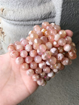 The big noble Madagascar natural cherry blossom string 9 to 11 mm romantic powder