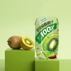 百补【12瓶】卡波特NFC猕猴桃汁果汁饮料