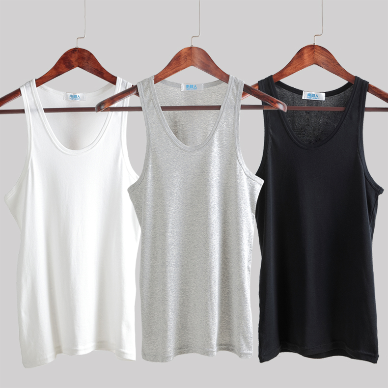 Áo thun cotton nam cực trung niên cha cha mùa hè thoáng khí lỏng lẻo XL chạm đáy áo ông nội ao thun ba lo nu