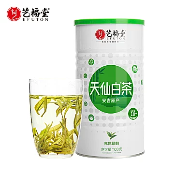 艺福堂鲜爽清甜特级安吉白茶100g