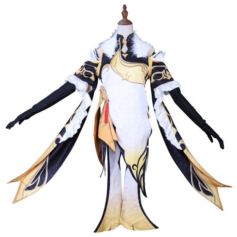 原神cos服凝光璃月七星COS套装测评:百元级二次元服装表现如何?_Cosplay女装_淘宝游戏网