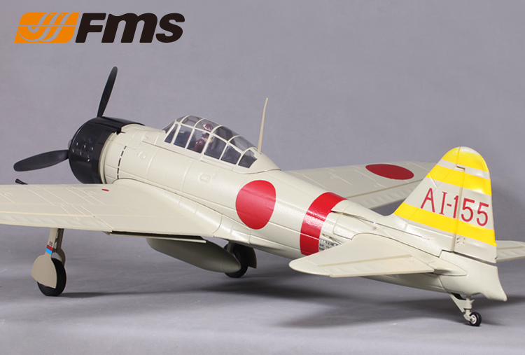 FMS 1400MM Zero War Zero Zero Máy bay chiến đấu Thế chiến II Mô hình máy bay điều khiển từ xa - Mô hình máy bay / Xe & mô hình tàu / Người lính mô hình / Drone may bay dieu khien tu xa