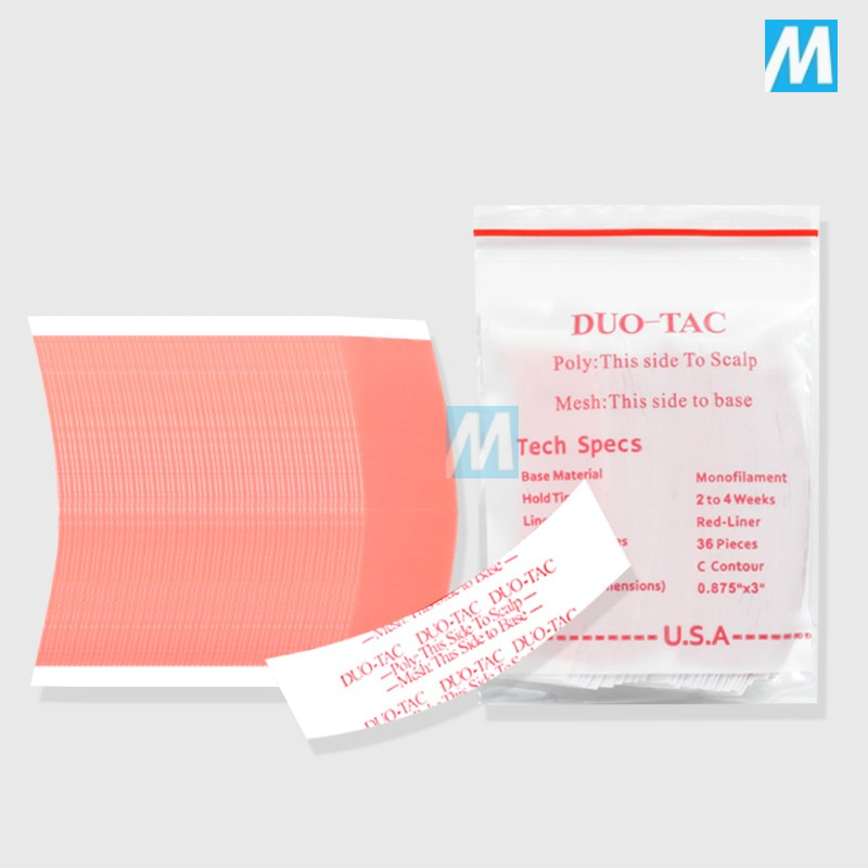 Double hair braid wig double-sided film DUO-TAC wig biological double-sided tape waterproof US import 36 pieces