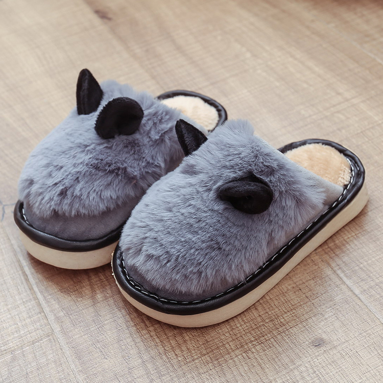 Chaussons enfants en suède - semelle caoutchouc - Ref 1010199 Image 18