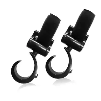 Reinforced load-bearing large stroller hook 360 rotating hook accessories Hanging bag hanging bag hook 2 packs