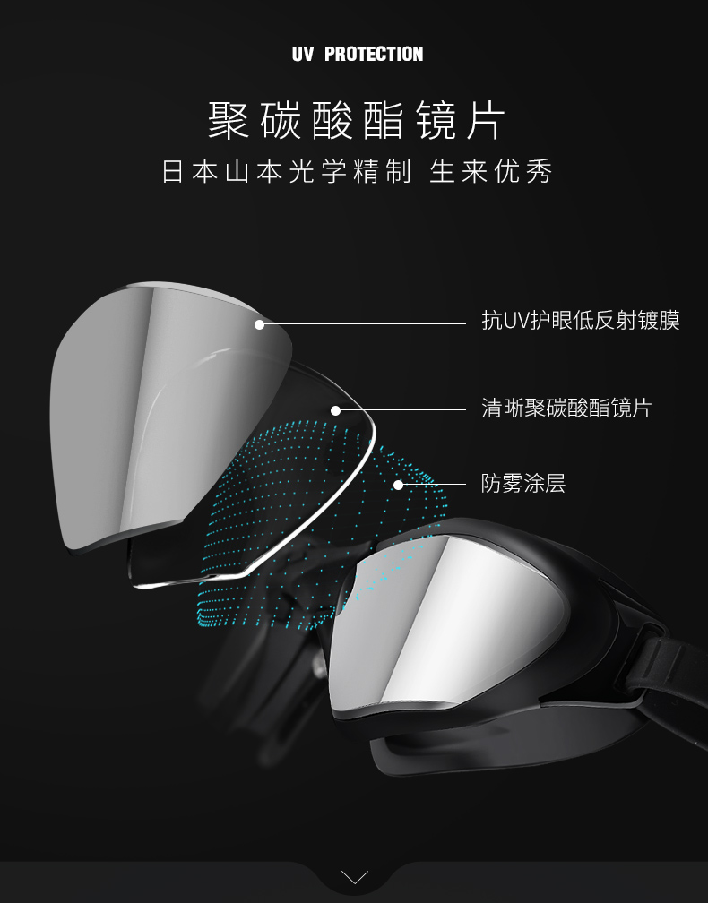 Arena arina 2019 mới toàn màn hình gương lớn hộp chống nước HD chống sương mù kính râm nam nữ nhập khẩu - Goggles kính bơi cho bé