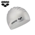 Mũ bơi arina trẻ em chuyên nghiệp màu rắn silicone không thấm nước bảo vệ tai dài tóc bơi mũ bền mũ bơi không ướt tóc Mũ bơi