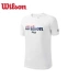 FILA X WILSON Wilson Fila chung một cặp người mẫu quần áo tennis màu sáng áo phông thời trang giản dị - Quần vợt Quần vợt