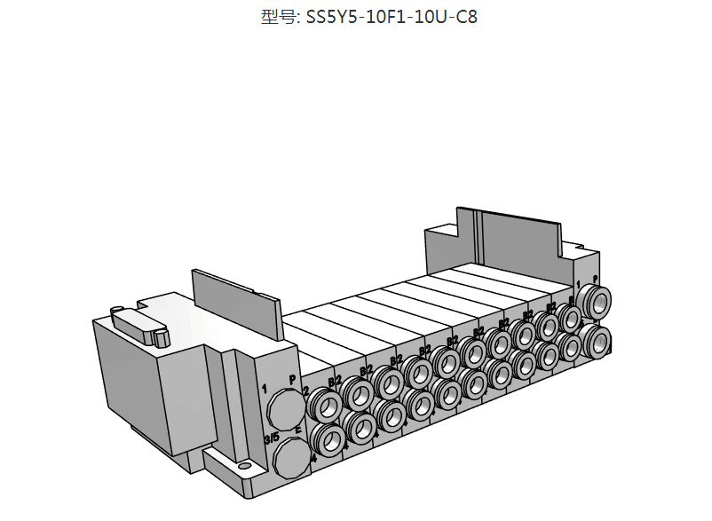 Solenoid valve group SS5Y5-10F1-10U-C8