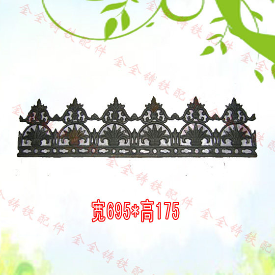 Eurostyle Iron Art Lace Accessories Raw Iron Foundry Spot Goods Supply Hardware Fit Trim Stripe Parts Hot Pins
