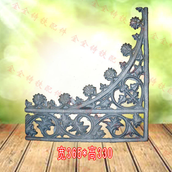 Iron Art Triangle Decoration Flowers Eurostyle Right Angle Cast Iron Accessories Now Goods Supplied Raw Iron Semi-finished Materials Hot Sell