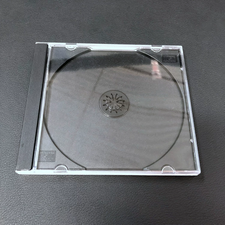 Прозрачная стандартная одноразовая CD-накопитель коробка для диска альбома DVD привод коробка двойной стол