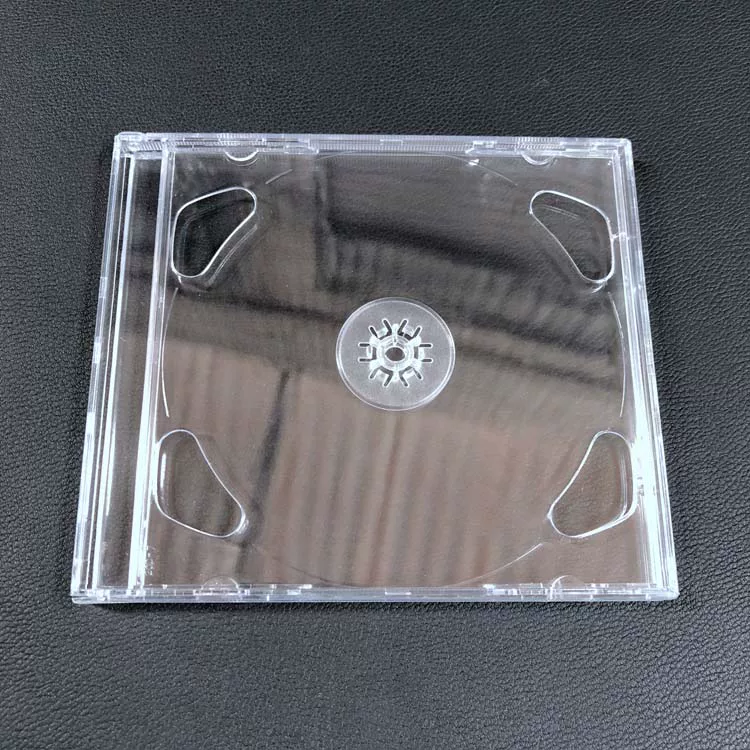 Прозрачная стандартная одноразовая CD-накопитель коробка для диска альбома DVD привод коробка двойной стол