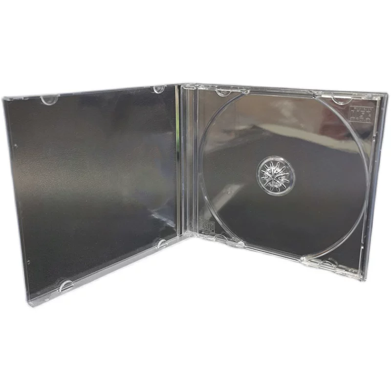 Прозрачная стандартная одноразовая CD-накопитель коробка для диска альбома DVD привод коробка двойной стол