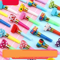 Children and children blow the dragon whistle toy whistle kindergarten oral muscle trainer blowing the air flute