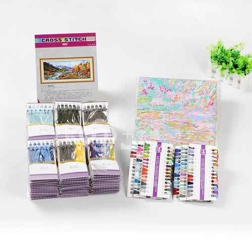 KS Cross -Stitch Atmosphere Shangri -la Большая вышиваемая ландшафт в гостиной