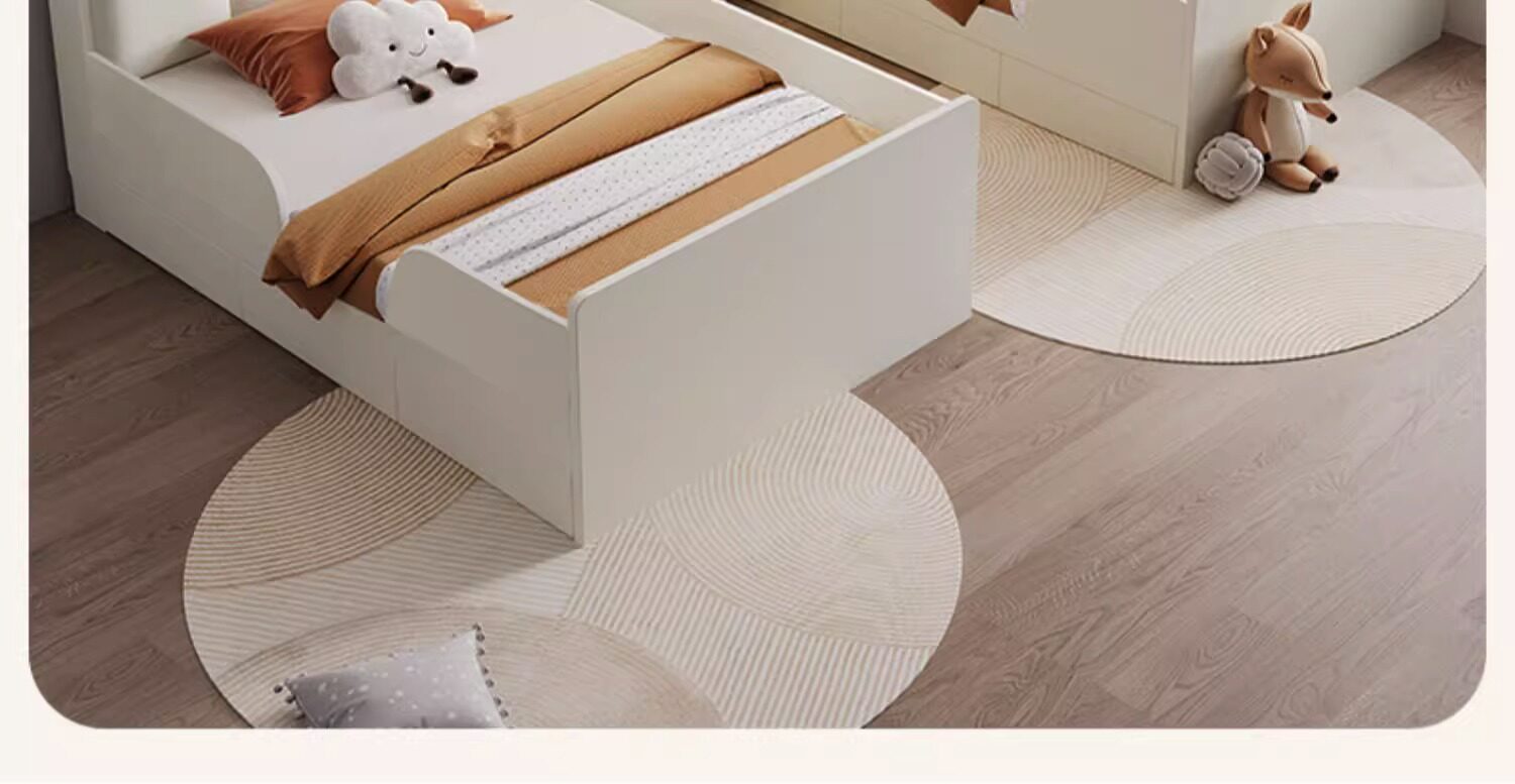 Детская кровать 儿童护栏床一米二带围栏男孩女孩公主单人床现代简约多功能儿童床 Congliang