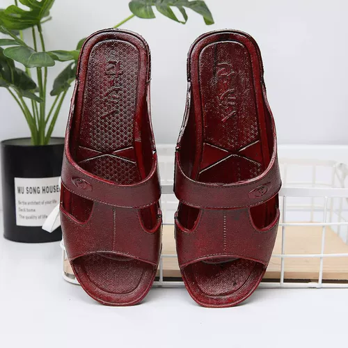 Нескользящие износостойкие тапочки на платформе, мягкий крем для обуви, для среднего возраста