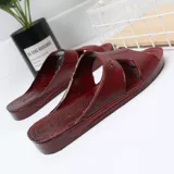 Нескользящие износостойкие тапочки на платформе, мягкий крем для обуви, для среднего возраста