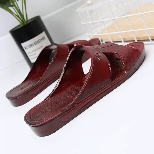 Нескользящие износостойкие тапочки на платформе, мягкий крем для обуви, для среднего возраста