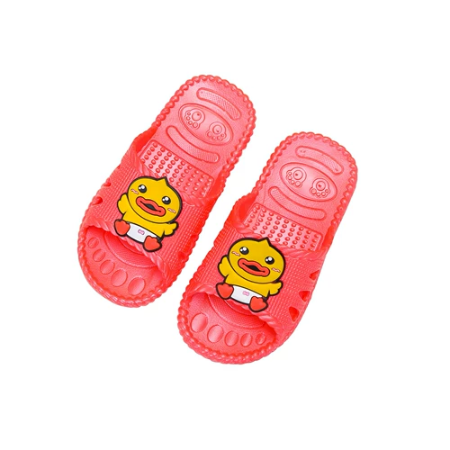 Детские тапочки, нескользящие мультяшные слайдеры для мальчиков, мягкая подошва