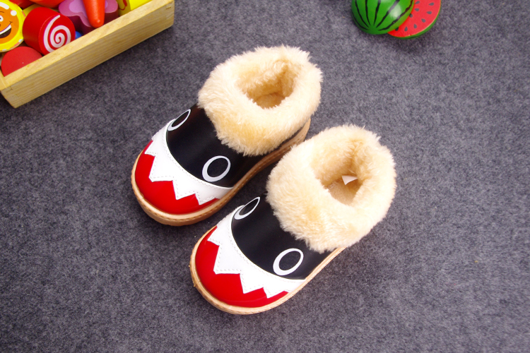 Chaussures hiver enfant en Cuir spatial ronde coutures en cuir pour hiver - semelle tendon - Ref 1042828 Image 56