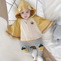 British Next Road 0-6 month baby coat spring and autumn newborn male and female baby cloak hooded going out