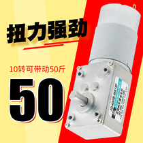 12V Turbo Worm gear motor 24v DC motor speed control motor low speed micro bidirectional small motor