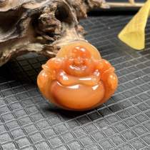 Ruihuang Cui Natural Jade Yunnan Huanglong Jade Fine Jewelry Big Rich Buddha Pendant Sweater Chain Jade Pendant