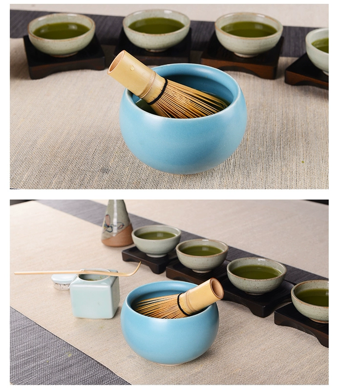 Zog Tea Set Tea Set Set Handmade Handmade Matcha Brush tre Point Tea Tea Tea Matcha Tool Bai Benli bộ ấm trà thủy tinh cao cấp